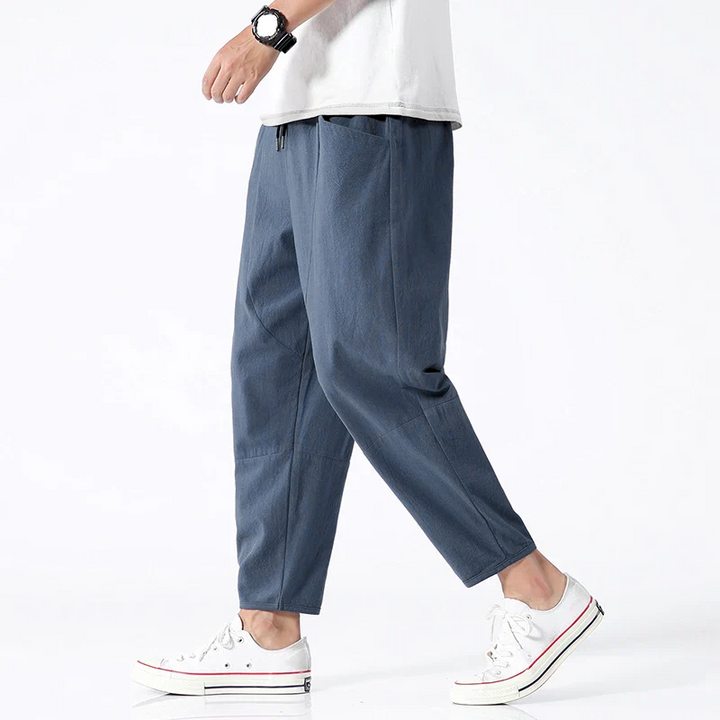 Sendai™ Cropped Cotton Pants