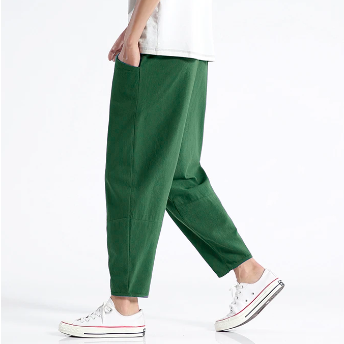 Sendai™ Cropped Cotton Pants