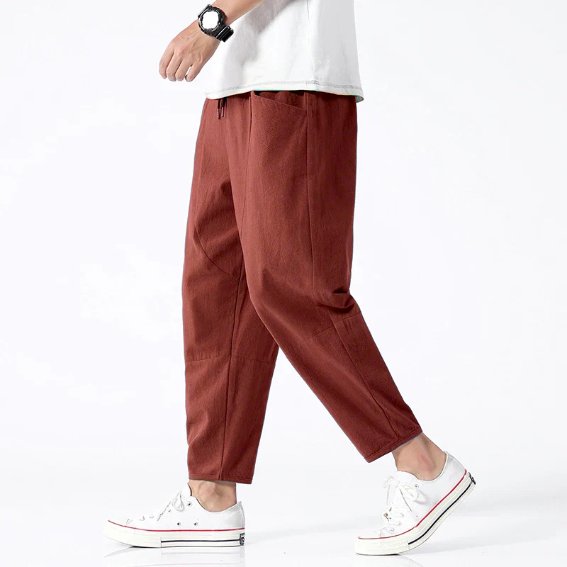 Sendai™ Cropped Cotton Pants