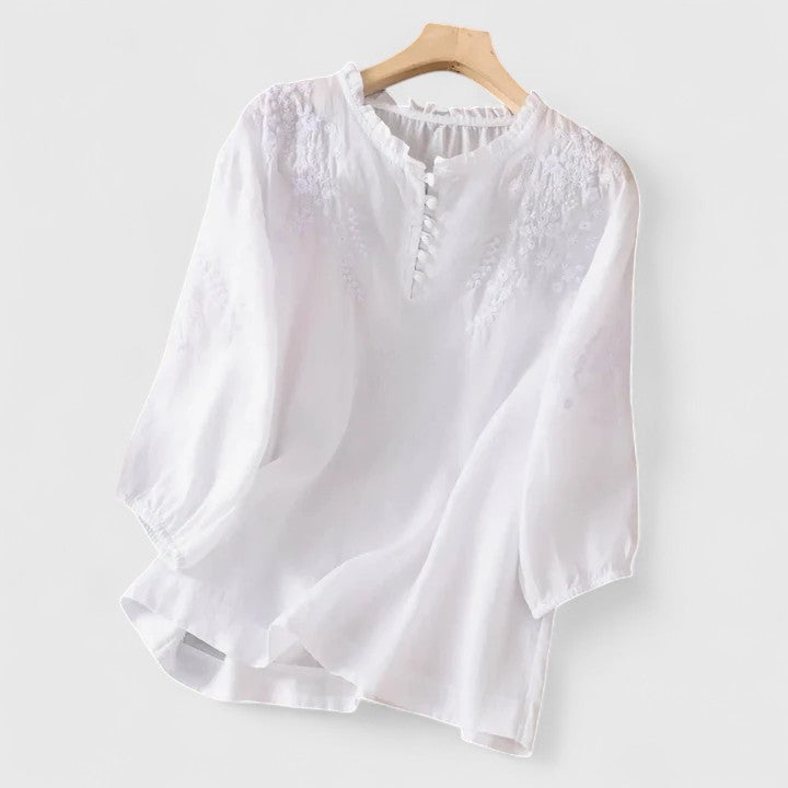 Elegant Button-Front Blouse
