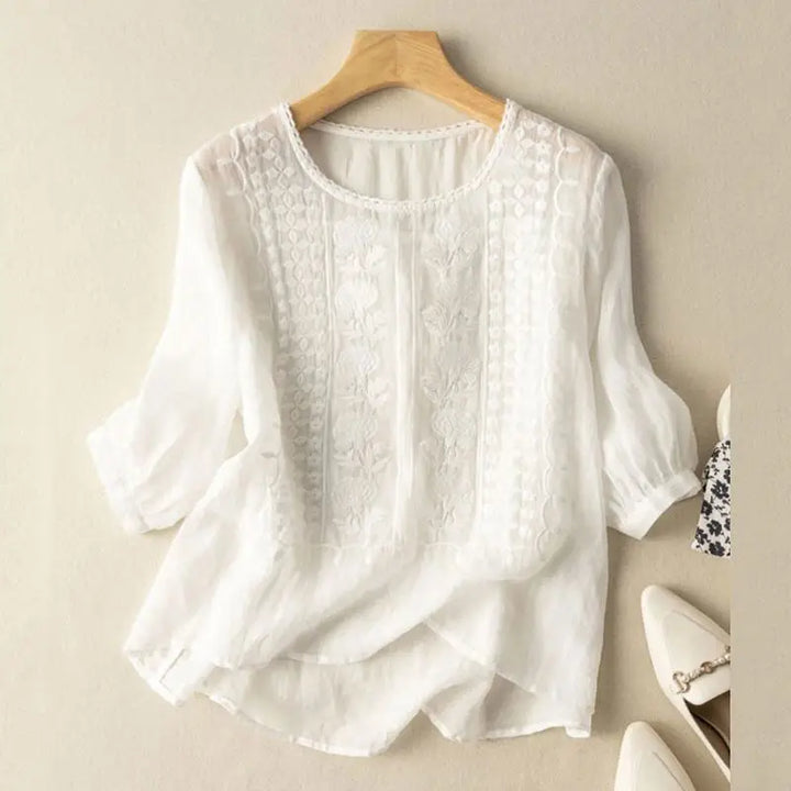 Aurora Embroidered Relaxed Blouse