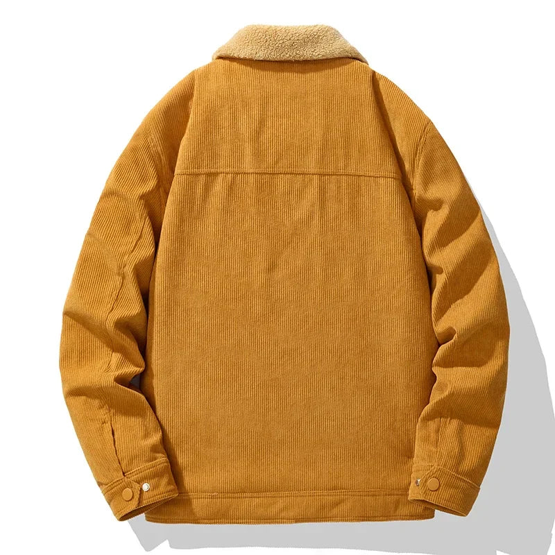 Allan | Premium Corduroy Fleece Jacket