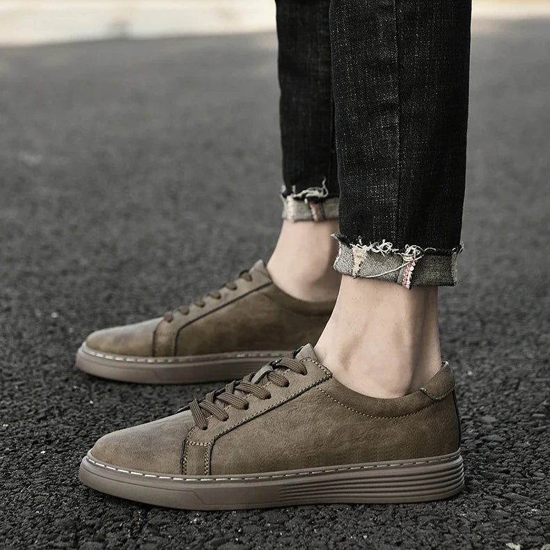 D'Amico Genuine Leather Sneaker