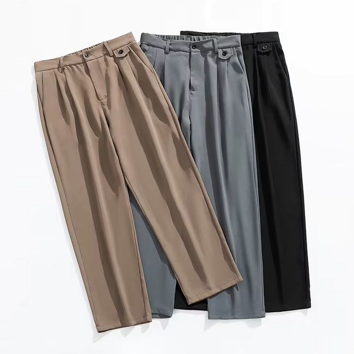 Vincent Relaxed Fit Pleated Pants