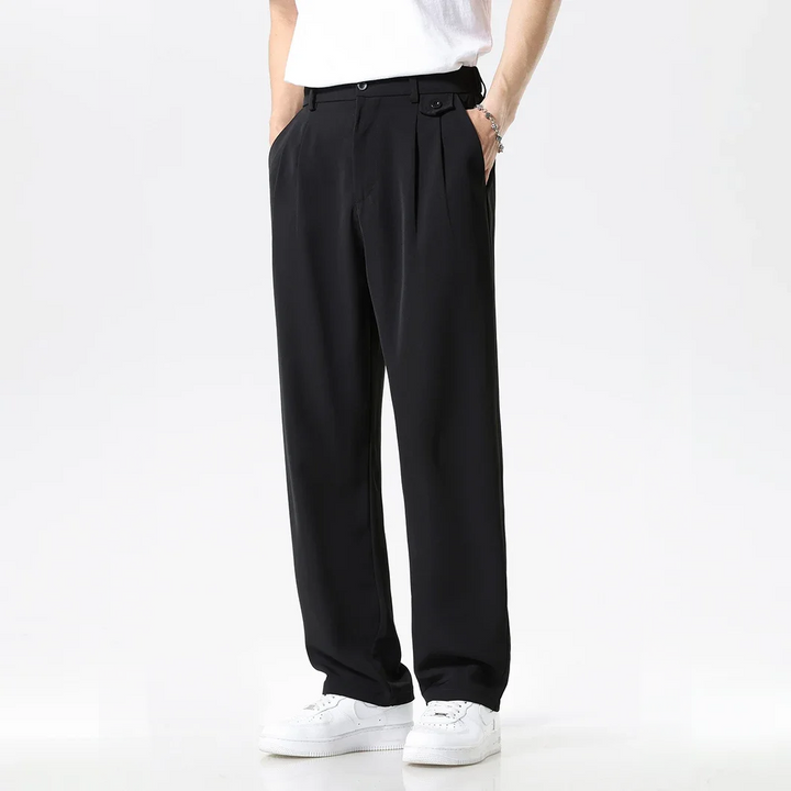 Vincent Relaxed Fit Pleated Pants
