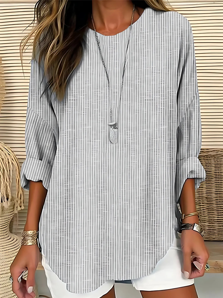Trendy Striped Blouse