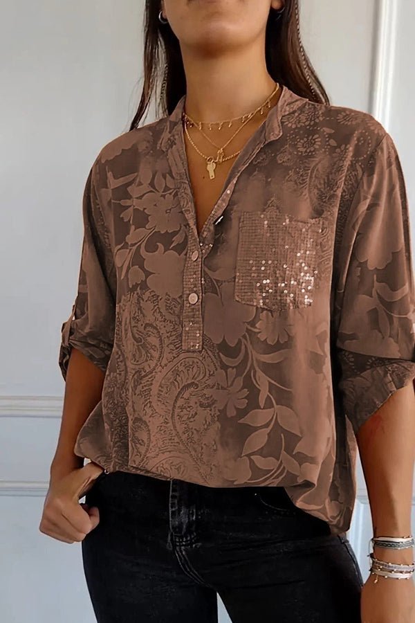 Elegant Sequin Top