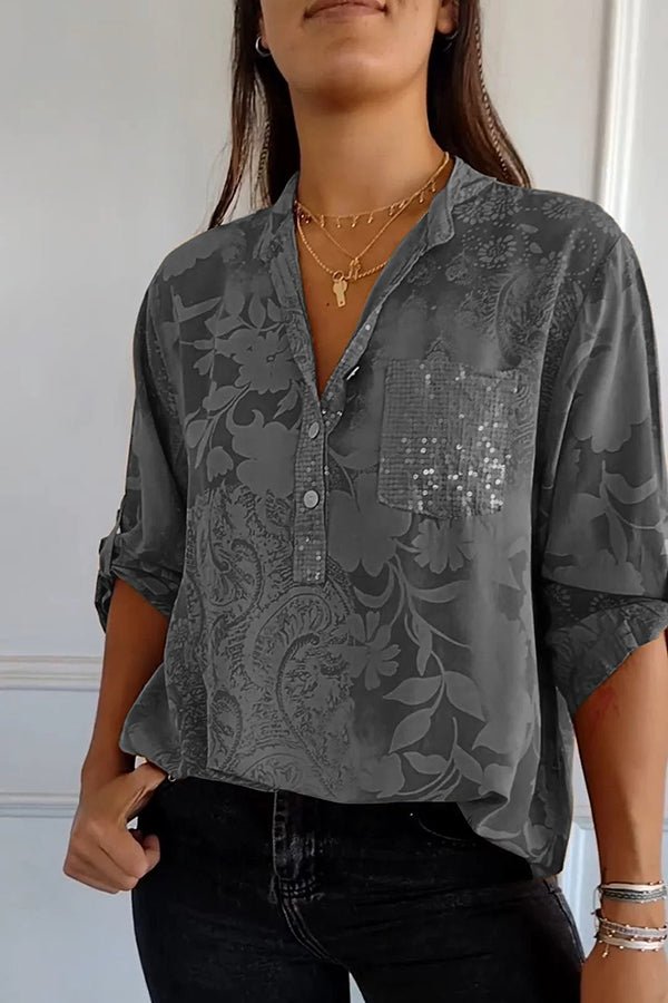 Elegant Sequin Top
