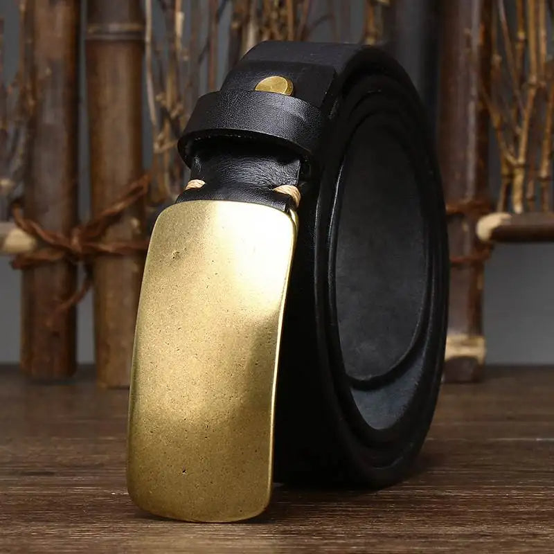 Harrision Forged Brass Leather Belt