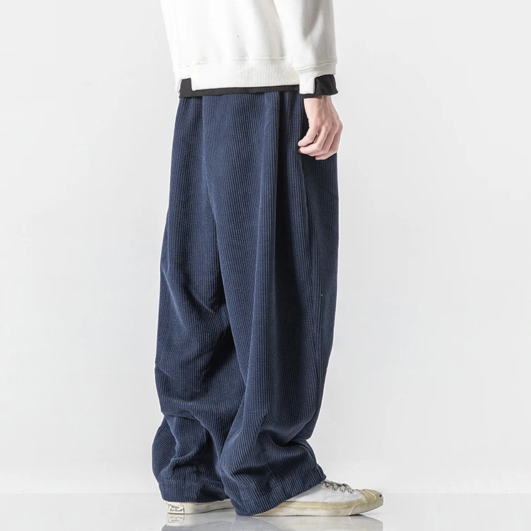 Wide-leg Corduroy Streetwear Pants