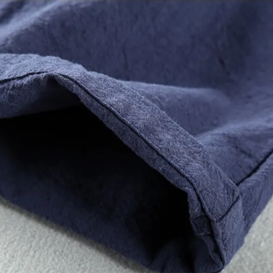 Coastal Ease Cotton-Linen Pants