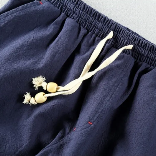 Coastal Ease Cotton-Linen Pants