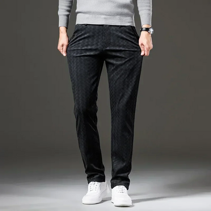 Checkered Corduroy Pants