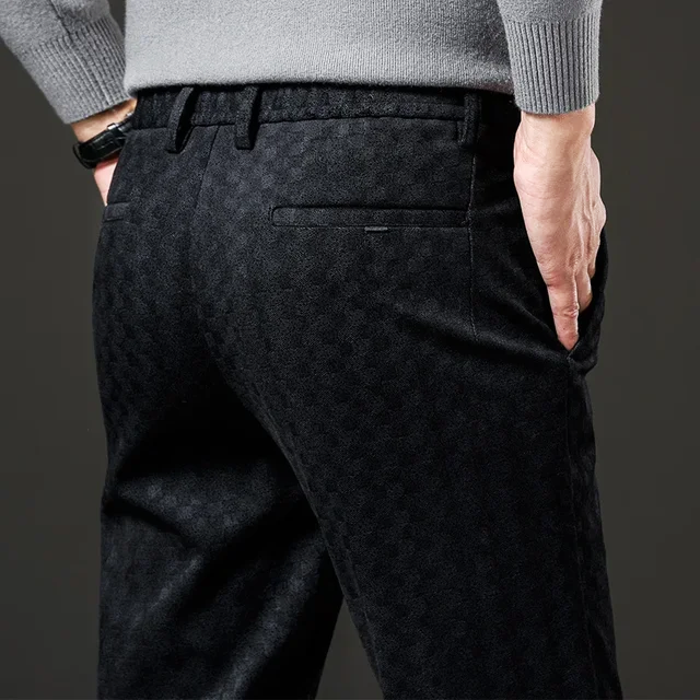 Checkered Corduroy Pants