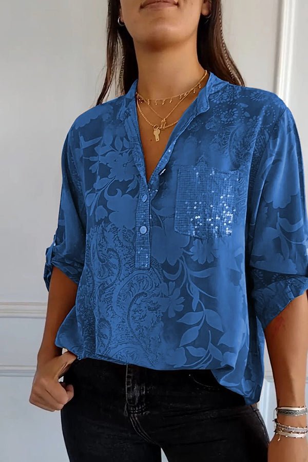 Elegant Sequin Top