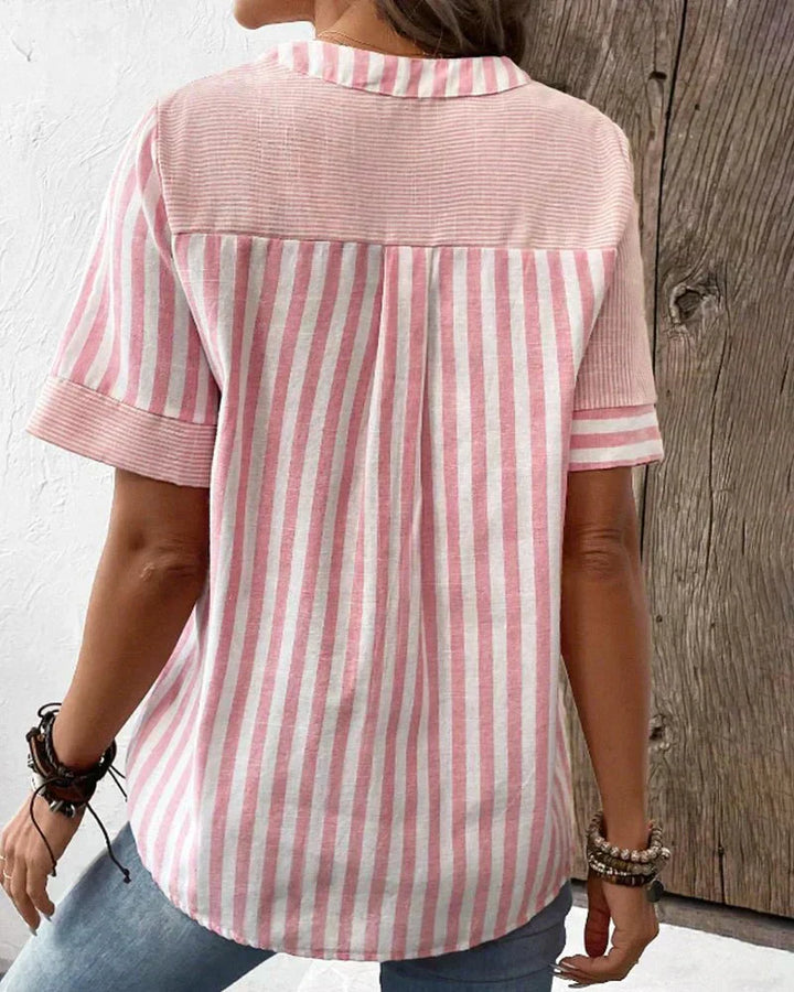 Soft Striped Blouse