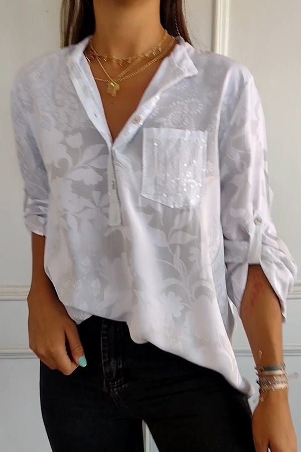 Elegant Sequin Top