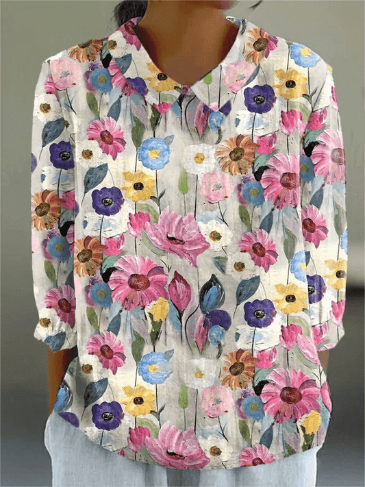 Artistic Floral Top