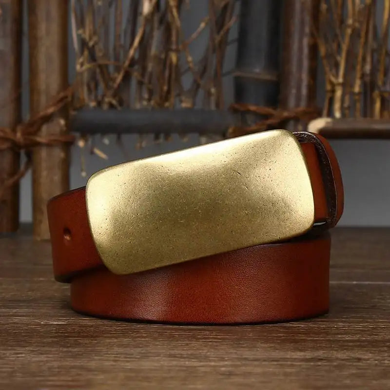 Harrision Forged Brass Leather Belt