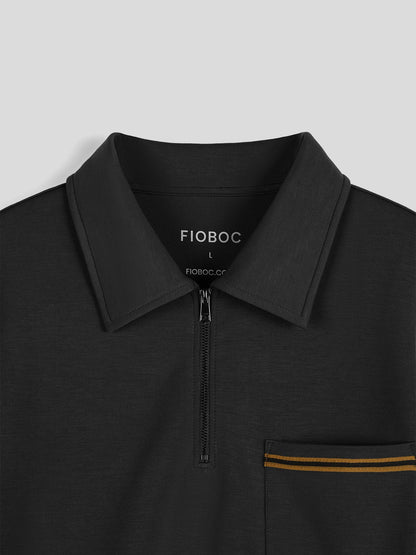 Modal Blend Half Zip Polo