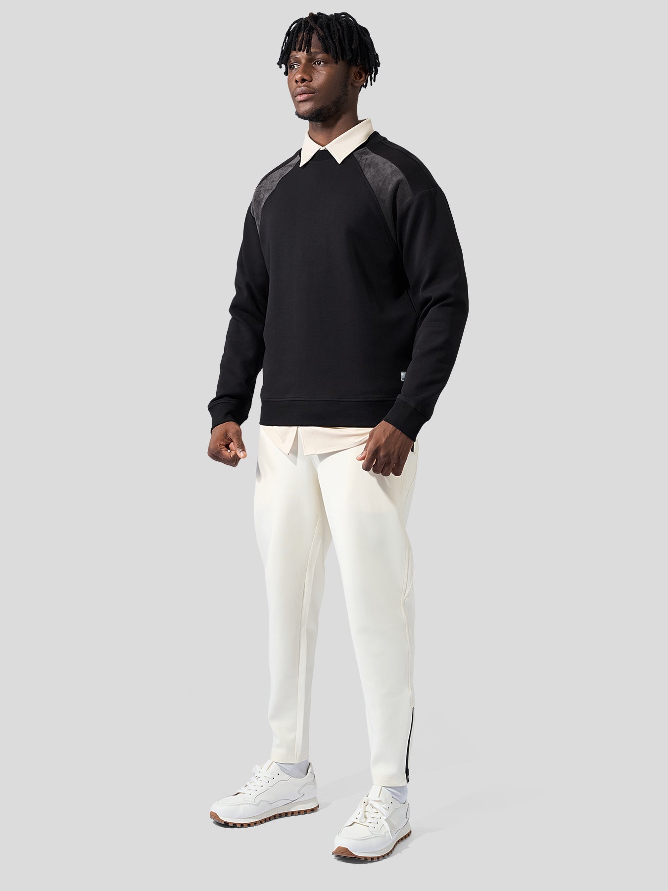 CozySpacer SuedePatch Sweatshirt