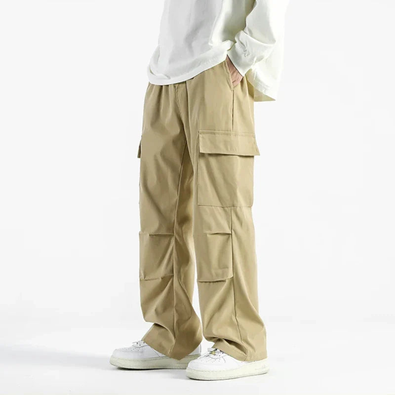 Aubrey Wide-Leg Cargo Pants