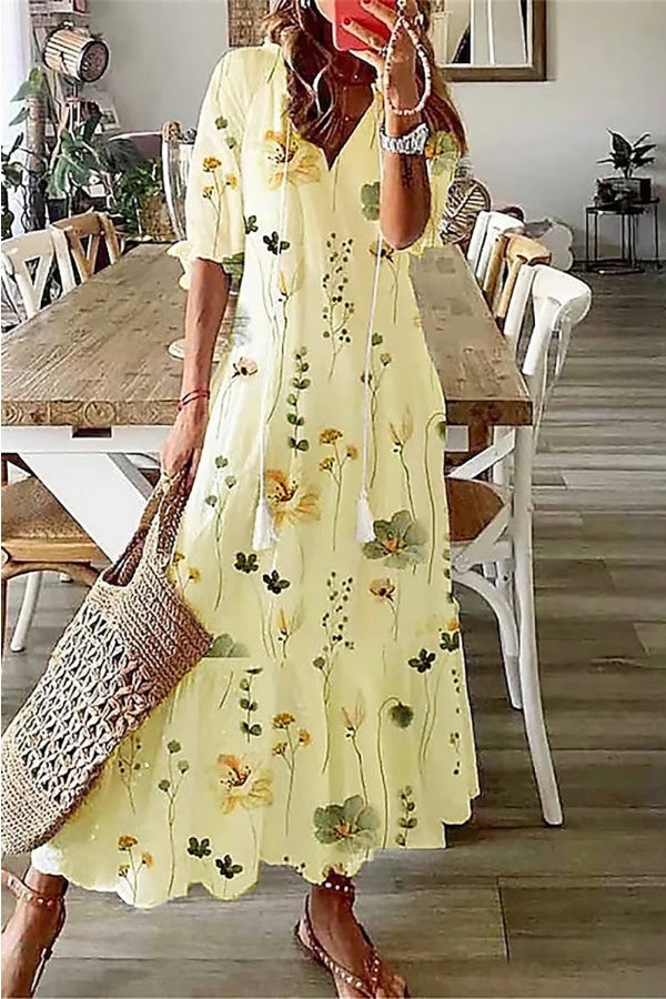 Effortless Floral Maxi Dress