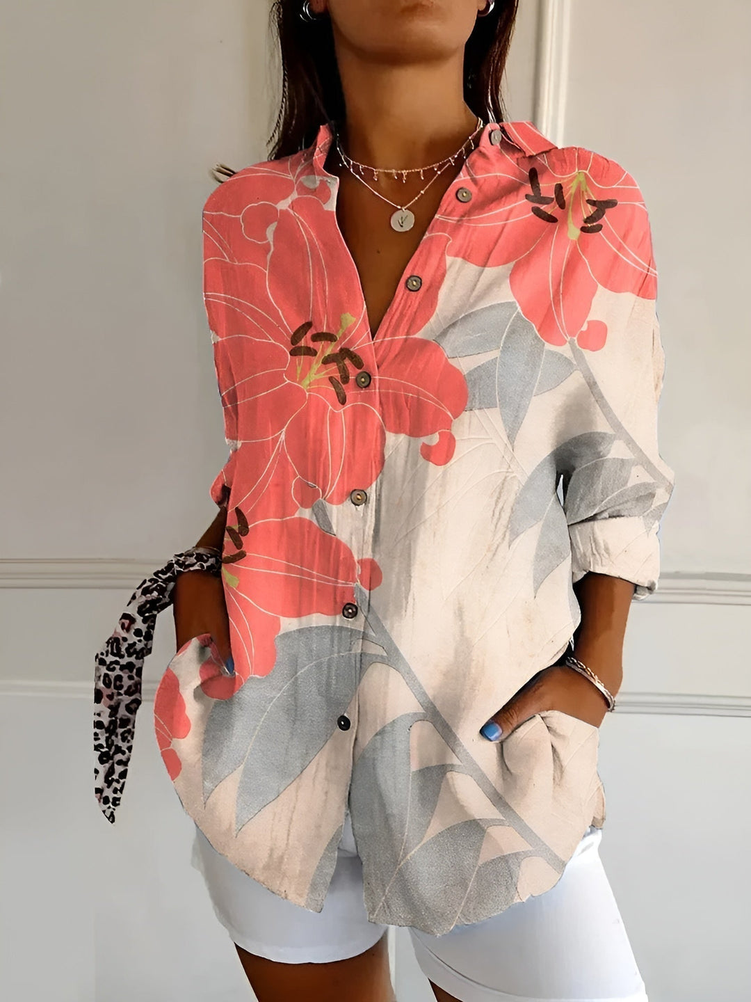 Floral Summer Blouse