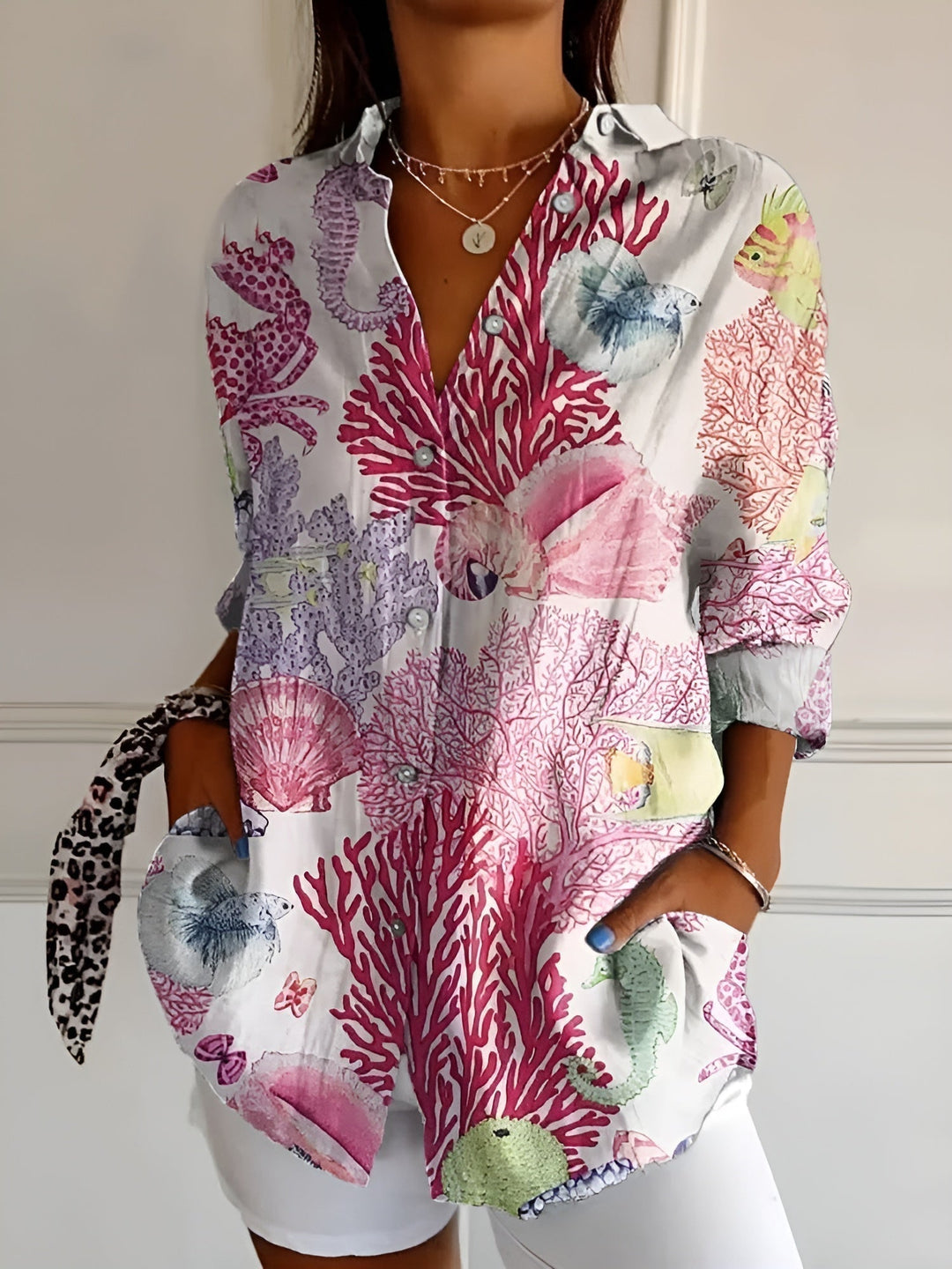 Floral Summer Blouse