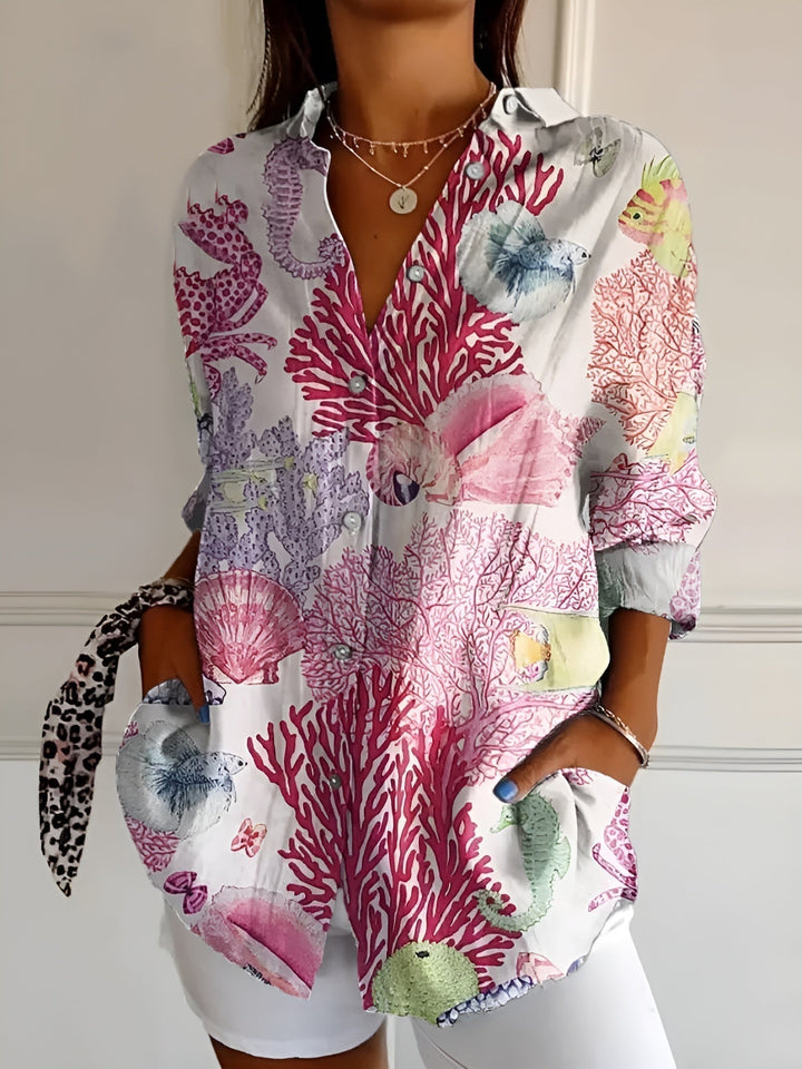 Floral Summer Blouse