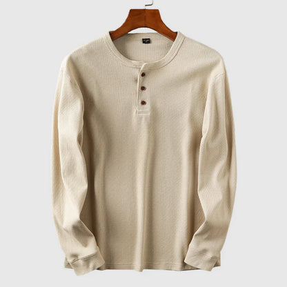 Mason Cotton Henley Shirt