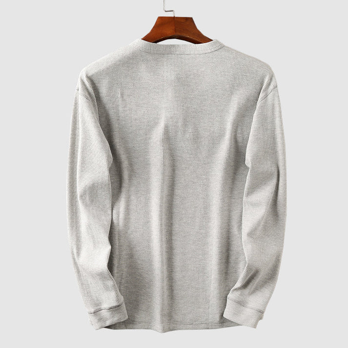 Mason Cotton Henley Shirt